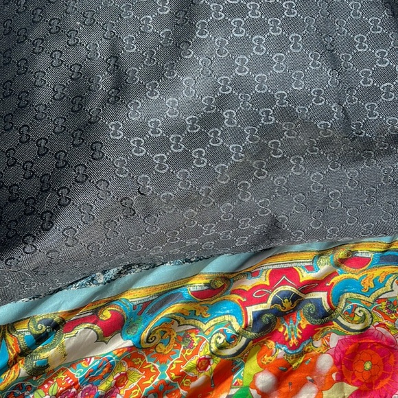 Gucci cloth shopper. Leather handles authentic - Picture 4 of 7